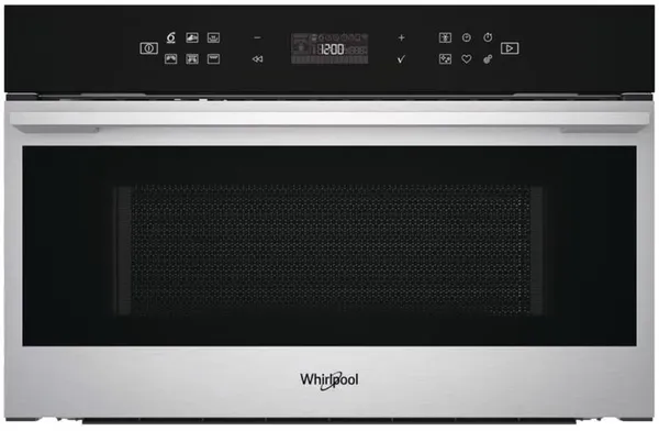 Микроволновая печь Whirlpool встраиваемая, 31л, электронное упр., 1000Вт, гриль, дисплей, нерж