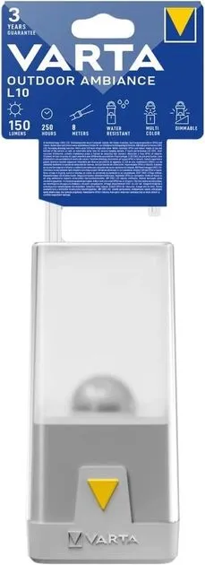 Купити Ліхтар VARTA Кемпінговий  Ambiance  L10 , IP54, до 150 люмен, до 250 годин роботи, 3хАА