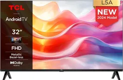 Телевизор 32" TCL LED FHD 60Hz Smart Android TV Black фото