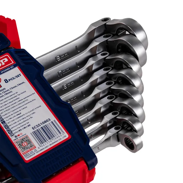 Набор комбинированных ключей с трещоткой EMTOP ECSS10803 8 пр. отзывы