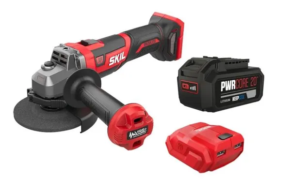 Шлифмашина угловая аккумуляторная SKIL 3930 CB XP 125мм 20В 1х5А·час 8500об·мин VRS+ плав. пуск 1.88кг