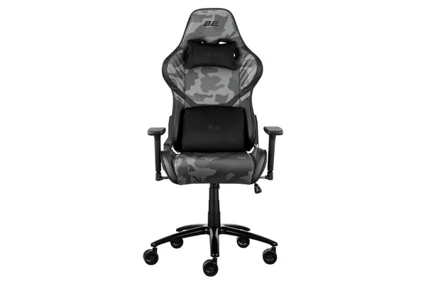 Крісло 2E GAMING HIBAGON II, ПУ шкіра, 3D-Armrests, чорно-зелений