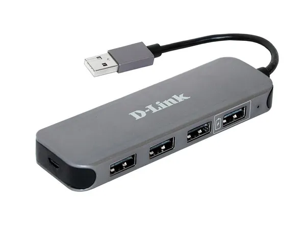 USB-Концентратор D-Link DUB-H4 4xUSB2.0, USB2.0