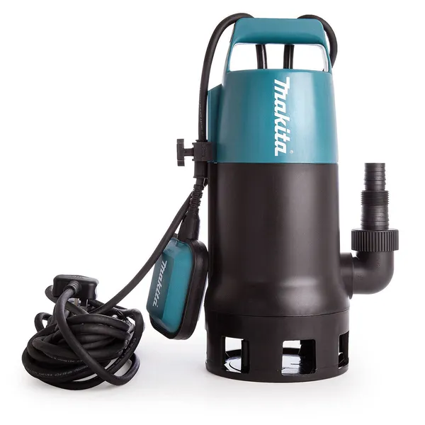 Насос дренажний Makita PF1010, 1100Вт, 14400л/г, вис. 10м, глиб. до 5м, 5.3кг ціна в Україні