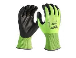 Рукавиці Hi-Vis сигнальні MILWAUKEE, з опором порізам 4/D рівня, розмір 11/XXL фото