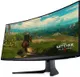 Монитор DELL 34" AW3423DWF HDMI, 2xDP, USB3.2, Audio, QD-OLED, 3440x1440, 21:9, 165Hz, 0.1ms, sRGB 149%, Delta E<2, CURVED, FreeSync, HAS, HDR400