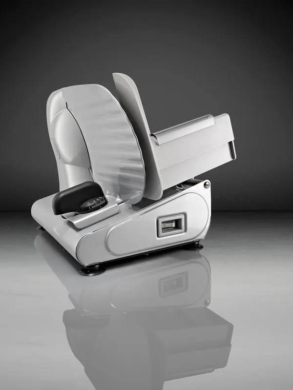 Купить Ломтерезка Gorenje, 180Вт, лезвие-нерж.сталь, диаметр ножа-190мм, корпус-металл/пластик, серый