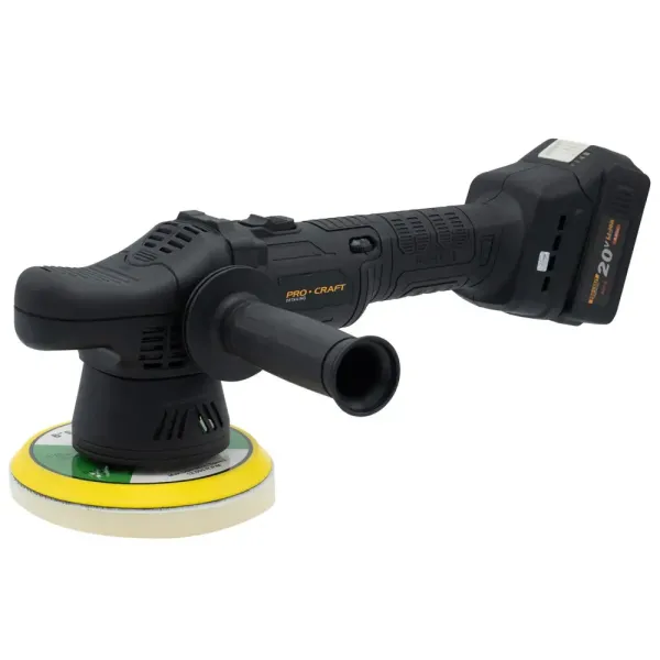Эксцентриковая полировальная машинка Procraft PM20 аккумуляторная (без АКБ и ЗУ) цена в Украине