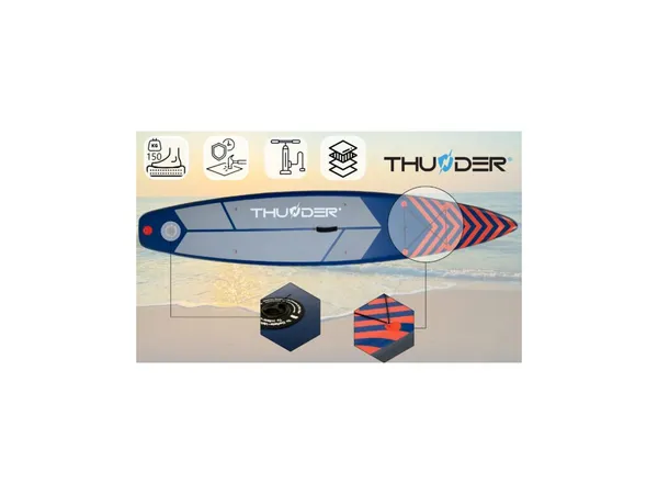 SUP-доска THUNDER STEEL RED 365