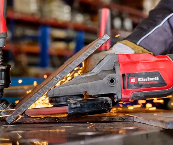 Купить Шлифмашина угловая аккумуляторная Einhell TP-AG 18/125 F Li BL - Solo, PXC, 18В, бесщеточная, 125 мм, 8500 об/мин, плоский редуктор, 1.57кг (без АКБ и ЗУ) со скидкой