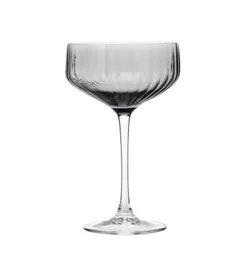 Набор бокалов для шампанского ARDESTO Black Mars Alcor 330мл, 2шт, стекло, серый фото