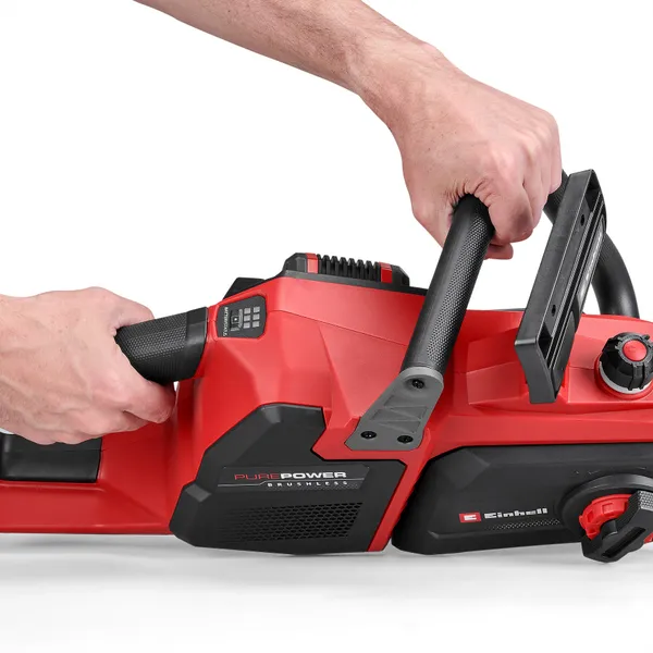 Купить Пила цепная аккумуляторная Einhell GP-LC 36/40 Li BL - Solo, PXC, 36В, шина 40 см, бесщеточная, 19 м/с, 4.8 кг (без АКБ и ЗУ)