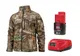 Куртка з підігрівом MILWAUKEE, M12 HJCAMO6-201(XL), камуфляжна (розмір XL) (+зар.пр., 1 акум.Х 2Аг)