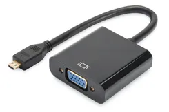 Адаптер DIGITUS microHDMI > VGA (M/F), Full HD фото