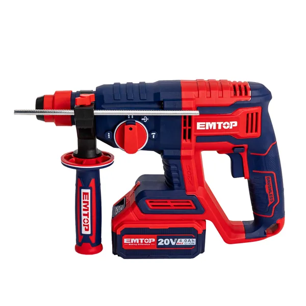 Перфоратор аккумуляторный EMTOP ELRH202081 (АКБ + ЗУ)