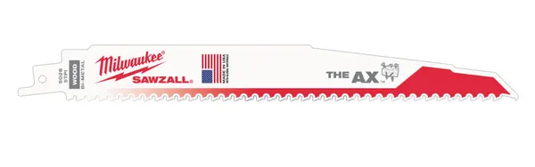Полотно для шабельних пил AX FANG TIP MILWAUKEE, 230х5,0мм, (5шт), (деревина з цвяхами) купить в Украине