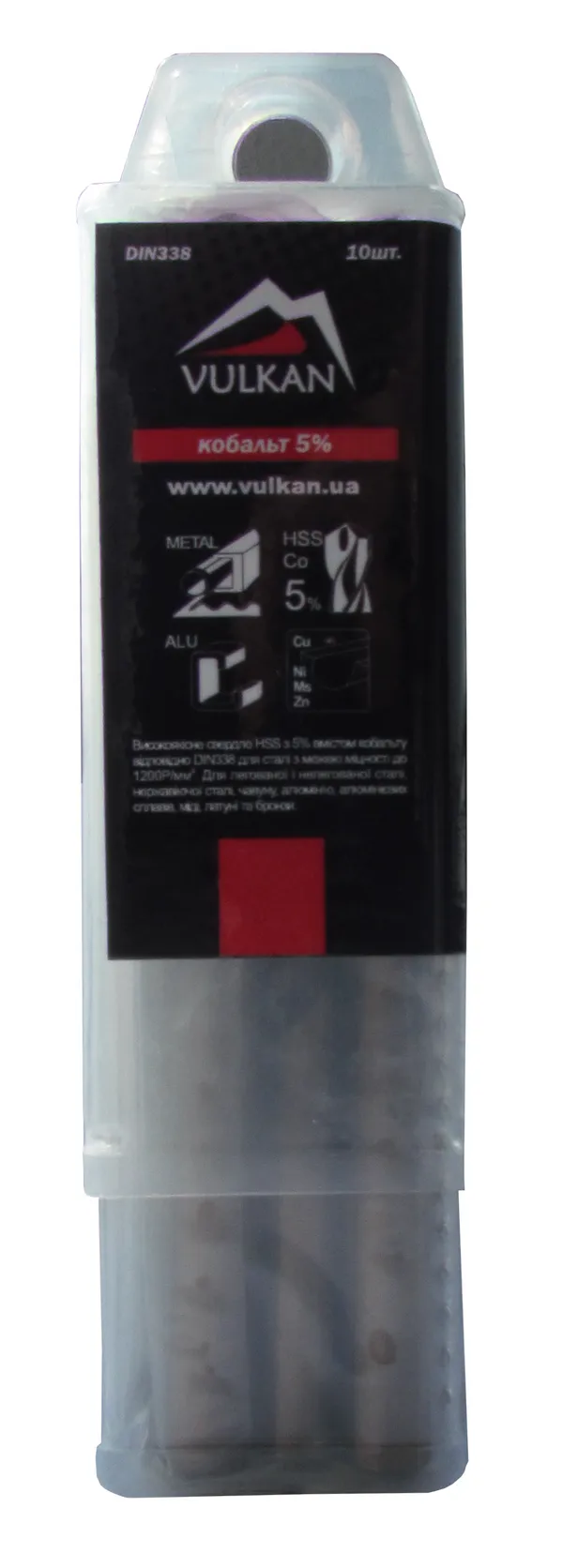 Свердло 5,0мм*132мм подовж. M35-Co5 цена в Украине