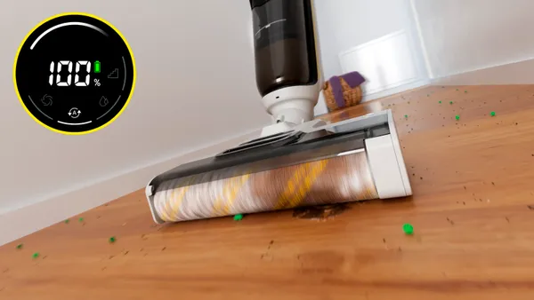 Пылесос Karcher беспроводный FCV 4, 180Вт, конт пыль -0.45л, вода -0.75л, автон. раб. до 45мин, вес-4.1кг, белый цена в Украине