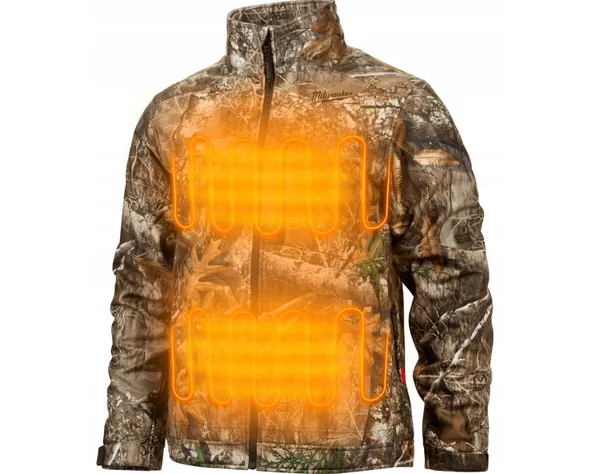 Купить Куртка з підігрівом MILWAUKEE, M12 HJCAMO6-201 (M), камуфляжна (розмір M) (+зар.пр., 1 акум.Х 2Аг)