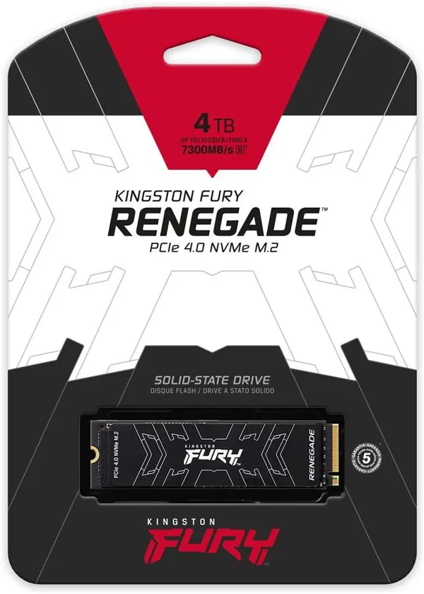 Накопичувач SSD Kingston M.2 4TB PCIe 4.0 Fury Renegade