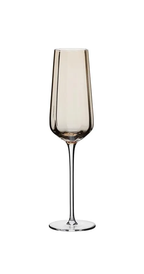 Набор бокалов для шампанского ARDESTO Black Mars Altair 300мл, 2шт, стекло, золотистый