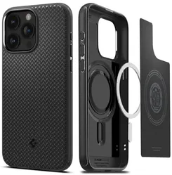 Чохол Spigen для iPhone 15 Pro, Mag Armor MagFit, Matte Black фото