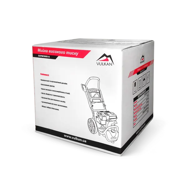 Мийка в/т SCPW3000-II, 200bar 498л/год, бенз. двигун, колеса цена в Украине