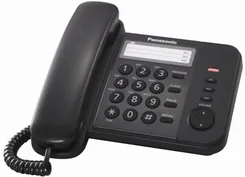 Дротовий телефон Panasonic KX-TS2352UAB, чорний фото