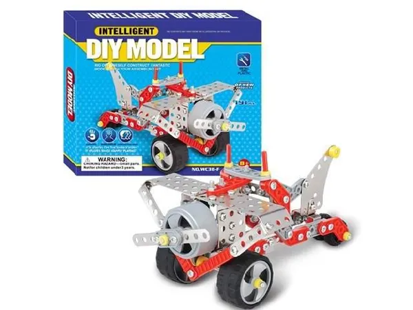 Конструктор металлический Same Toy Inteligent DIY Model Самолет 191эл.