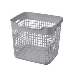 Корзина для белья ARDESTO 38x29.5x33см, 26л, пластик PP, серый фото