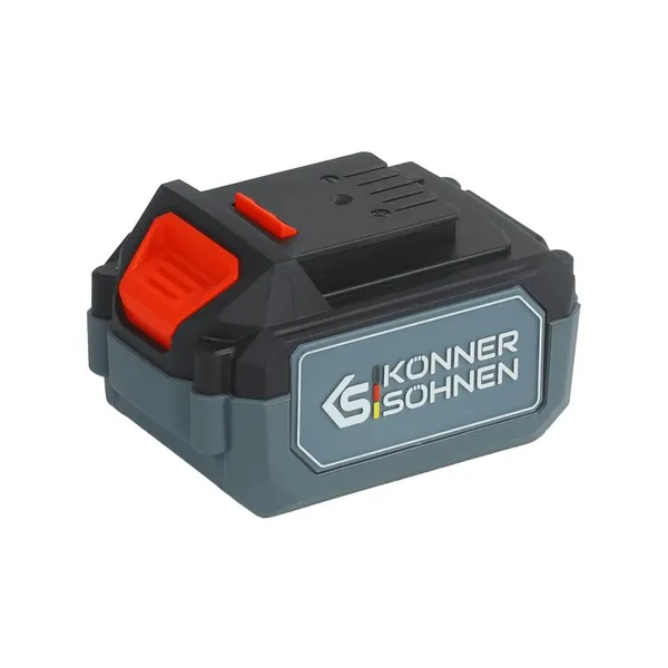 Купити Набір із двох акумуляторних інструментів Konner&Sohnen KS IDAGB 20V SET 1 20В дриль ударний, шліфмашина кутова, швидкий ЗП 2.4А акб 1х2А·год+1х4А·год кейс 3кг