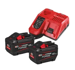 Енергокомплект M18 FORGENRG-122 MILWAUKEE (2 акумул 12А/г. зарядний пристрій) фото