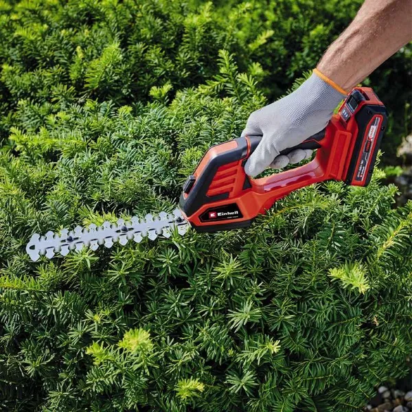 Ножиці для трави акумуляторні Einhell GE-CG 18/100 Li T - Solo 18В PXC леза 10/20см телескопічна штанга 0.7кг без АКБ та ЗП купити онлайн