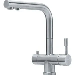 Смеситель для кухни Franke Atlas Clear Water, дл.излива - 214мм, поворотный, 1+1фильтр, нерж