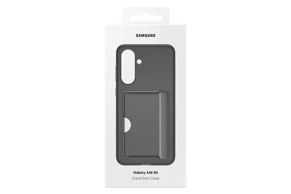 Чехол Samsung для Galaxy A36 (A366), Card Slot Case, черный