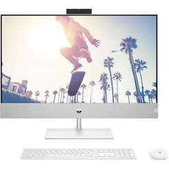 Комп'ютер персональний моноблок HP Pavilion 27" FHD IPS AG, Intel i5-13400T, 16GB, F512GB, UMA, WiFi, кл+м, DOS, білий фото