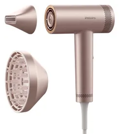 Фен Philips 8000 Series, 1400Вт, 3 режими, іонізація, хол. обдув, турборежим, рожевий фото