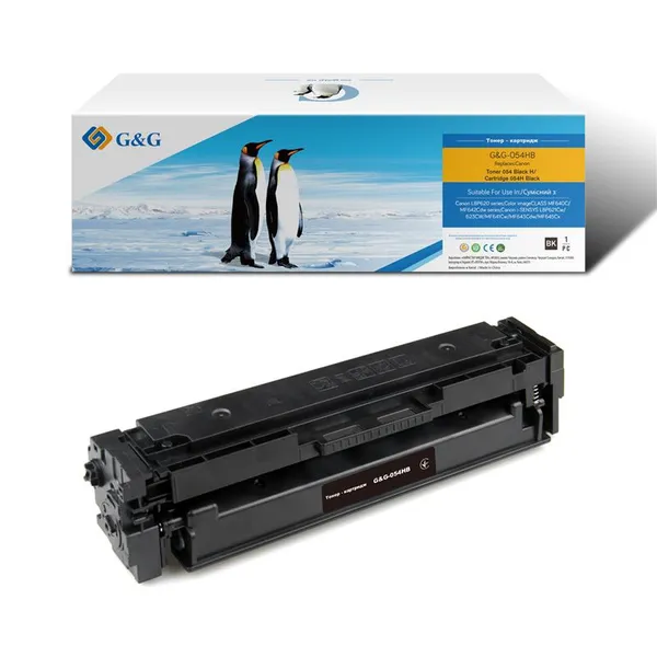 Картридж G&G до Canon 054H Black MF641/643/645, LBP-621/623 3028C002 Black (3100 стор)