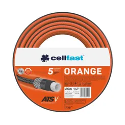 Шланг садовий Cellfast ORANGE 1/2' 50м 5 шарів до 24бар -10…50°C фото