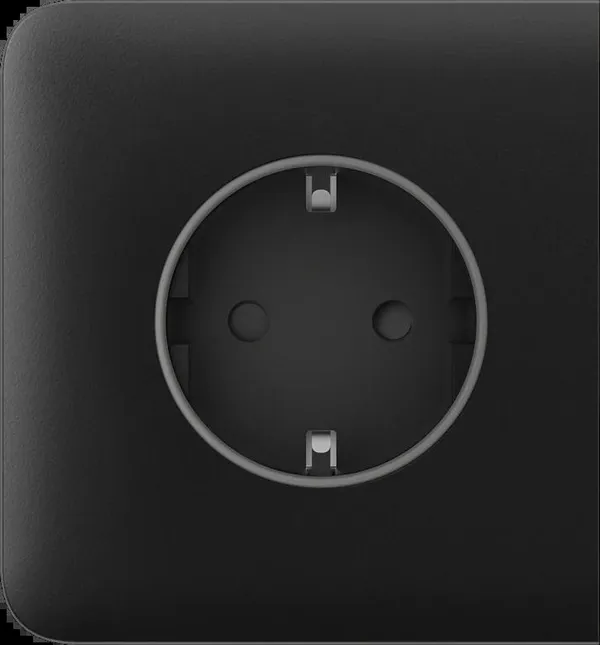 Боковая панель для встраиваемой розетки Ajax SideCover for Outlet Basic, черный