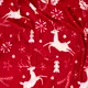 Плед ARDESTO Christmas Flannel 160х200см, 100% полиэстер, олени, красный купить в Украине