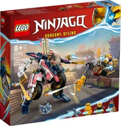 Конструктор LEGO Ninjago Перегоновий робобайк-трансформер Сори фото