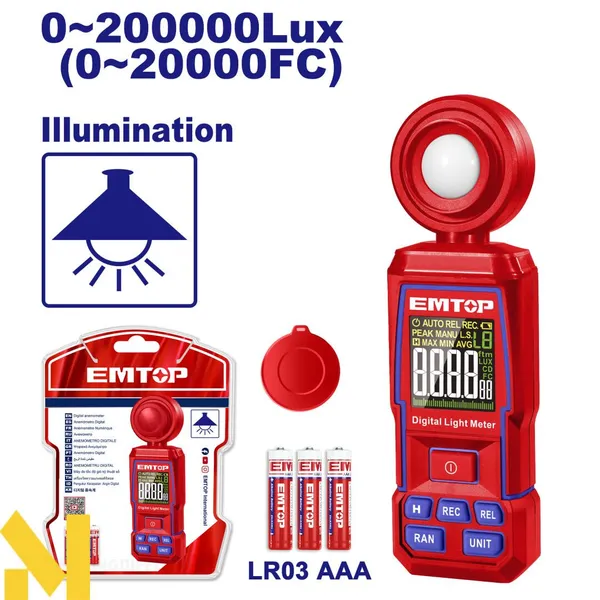 Люксметр электронный EMTOP EMJE35031