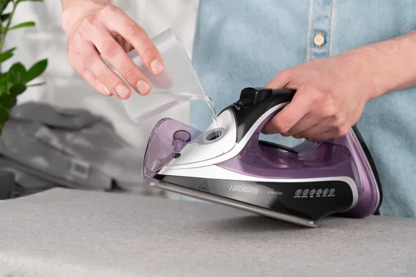 Купить Утюг Ardesto IR-B2234, 2400Вт, 350мл, паровой удар-120гр, керам. подошва, феолетово-чёрный со скидкой