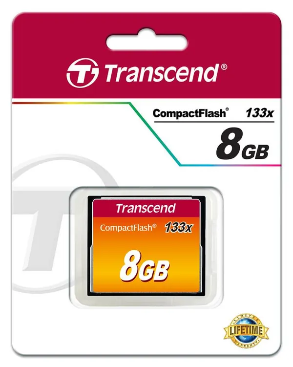 Карта пам'яті Transcend CF   8GB 133X