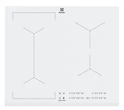 Варильна поверхня Electrolux індукційна, 60см, розширена зона, білий фото
