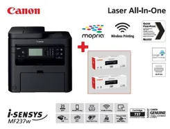 БФП А4 ч/б Canon i-SENSYS MF237w c Wi-Fi (бандл з 2 картриджами) фото