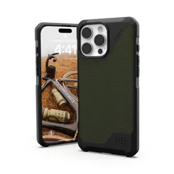 Чохол UAG для iPhone 16 Pro Max, Metropolis LT Magsafe, Kevlar Olive фото