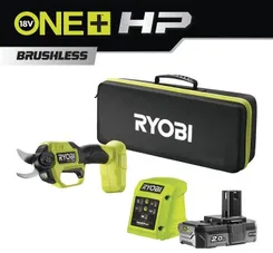 Секатор аккумуляторный Ryobi ONE+ HP RY18SCXA-120T 18В акб 1х2А·ч ЗУ d реза 28мм 0.83кг кейс фото