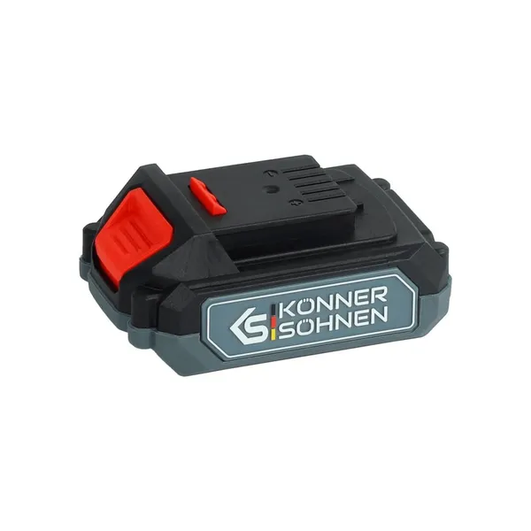 Набір із двох акумуляторних інструментів Konner&Sohnen KS IDAGB 20V SET 1 20В дриль ударний, шліфмашина кутова, швидкий ЗП 2.4А акб 1х2А·год+1х4А·год кейс 3кг замовити